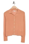 Vince Collared Button-down Shirt In Brown