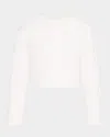 Vince Collarless Jacket In Optic White