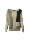 Vince Colorblock Sweater In Multicolor Cashmere In Multi