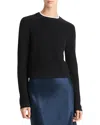 Vince Contrast Color Cashmere-blend Pullover In Coastal
