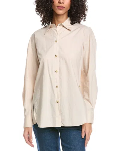 Vince Convertible Button Shirt In Neutral