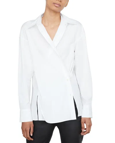 Vince Convertible Shirt In White