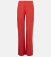 Vince Cotton And Linen-blend Wide-leg Pants