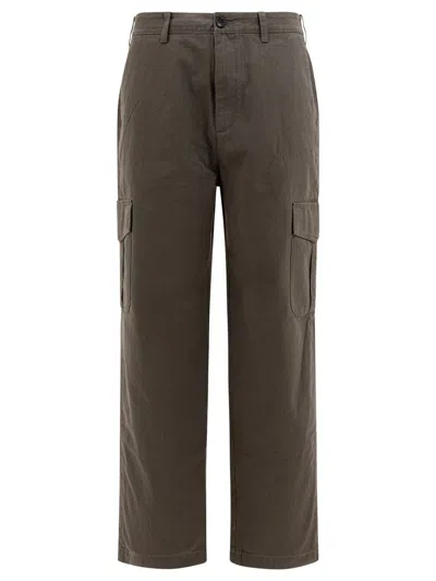 VINCE VINCE COTTON AND LINEN CARGO TROUSERS