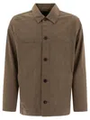 Vince Collared Design Large Pockets Long Sleeves In Brown