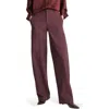 Vince Mid-rise Wool Utility Pants In Cherry Night