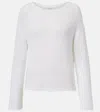 Vince Coated Cotton Pullover In Night Lake In Gray
