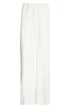 Vince Cotton Blend Wide Leg Pants In Salt Glass
