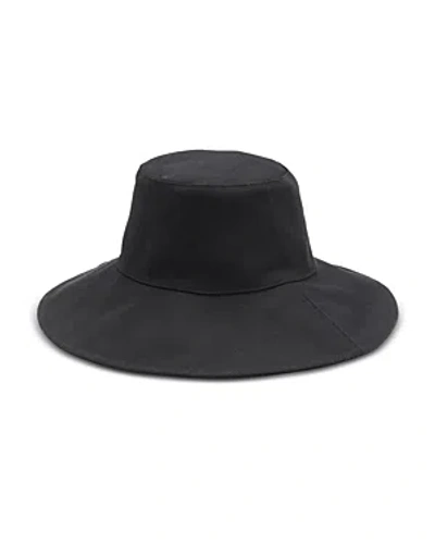 Vince Cotton Bucket Sun Hat In Black