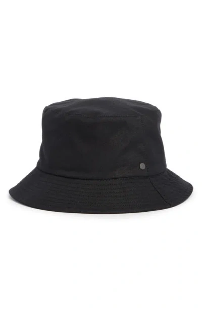 Vince Cotton Canvas Bucket Hat In Black