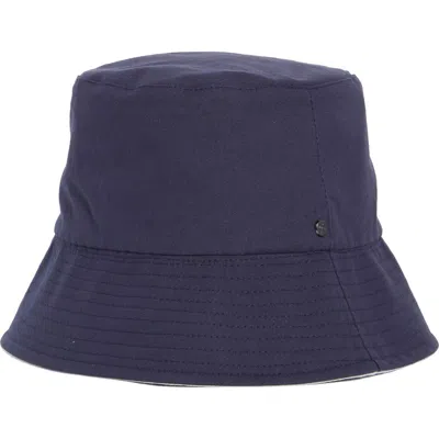 Vince Cotton Canvas Bucket Hat In Blue
