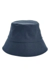 Vince Cotton Canvas Bucket Hat In Coastal Blue