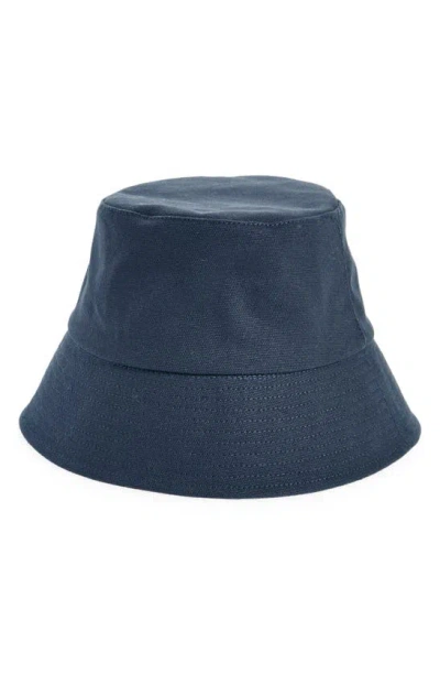 Vince Cotton Canvas Bucket Hat In Coastal Blue