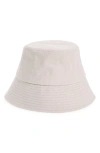 Vince Cotton Canvas Bucket Hat In Oat Sand