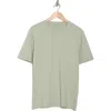 Vince Cotton Crewneck T-shirt In Dried Cactus