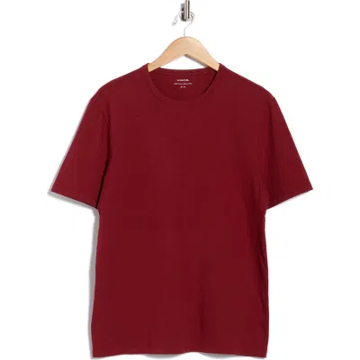 Vince Cotton Crewneck T-shirt In Red
