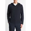 Vince Popover Cotton Hoodie In Coastal