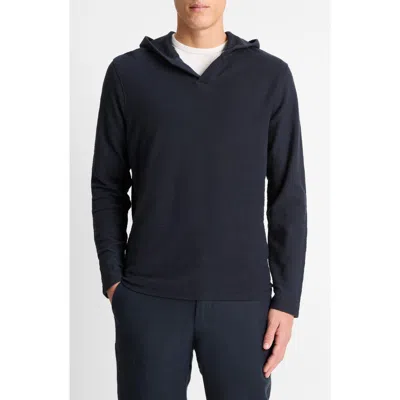 Vince Cotton Hoodie In Coastal