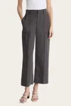 Vince Cotton Low-rise Utility Pant In Pebble In Gray