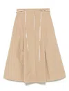 Vince Cotton Midi Skirt