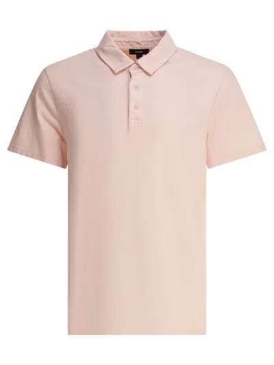 Vince Short-sleeved Polo Shirt In Animal Print