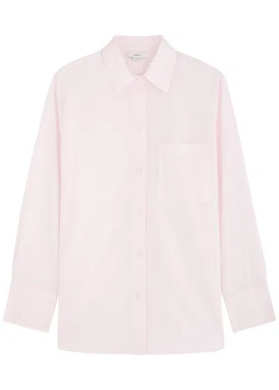 Vince Cotton-poplin Shirt In Light Pink