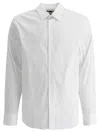 Vince Structured Collar Long Cuffed Sleeves Shirt In White