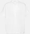 Vince Short Dolman-sleeve Pullover Top In White