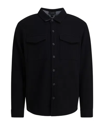VINCE BUTTON POCKET OVERSHIRT