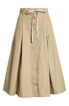 Vince Canvas Tape Skirt In Sandbar