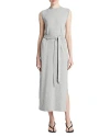 VINCE COTTON SLEEVELESS MIDI DRESS