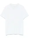 Vince Cotton T-shirt In Blue