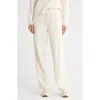 Vince Cotton Wide Leg Sweatpants In White