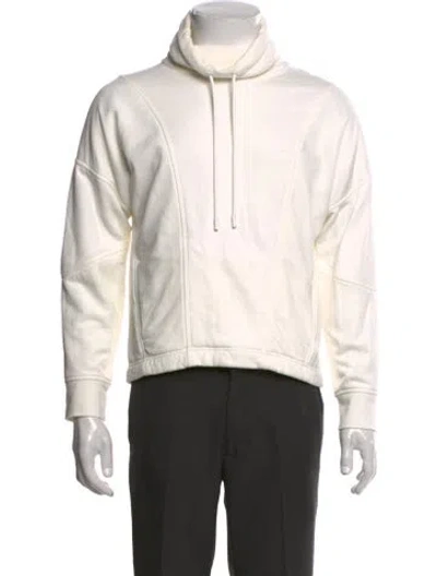 Pre-owned Vince Cowl Neck Long Sleeve Sweatshirt In White