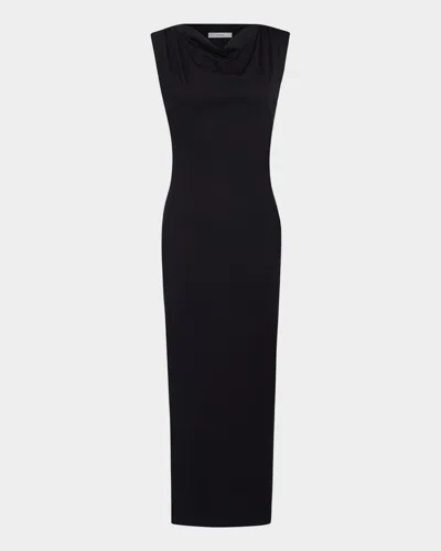 Vince Cowl-neck Muscle Tee Midi Dress