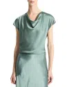 Vince Cowl Neck Silk Blouse
