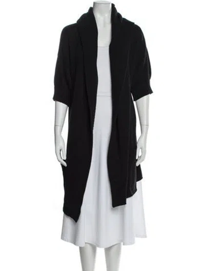 Pre-owned Vince Cowl Neck Sweater In Black