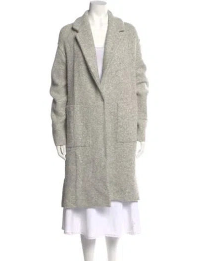 Pre-owned Vince Cowl Neck Sweater In Gray