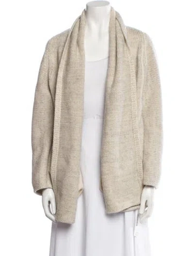 Pre-owned Vince Cowl Neck Sweater In Neutral