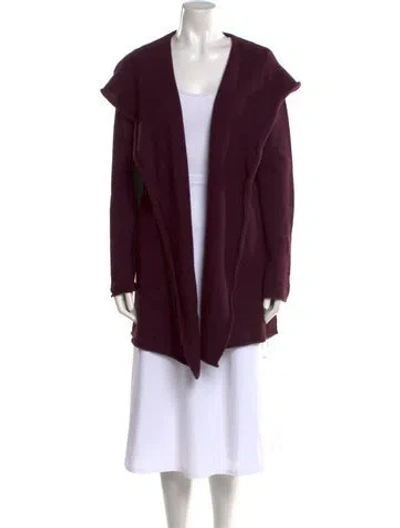 Pre-owned Vince Cowl Neck Sweater In Purple