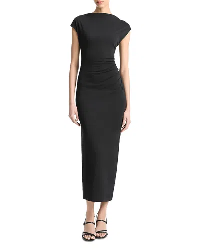 VINCE COWLNECK MUSCLE TEE DRESS