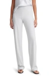 Vince Cozy High Waist Wool Blend Wide Leg Pants In Dove