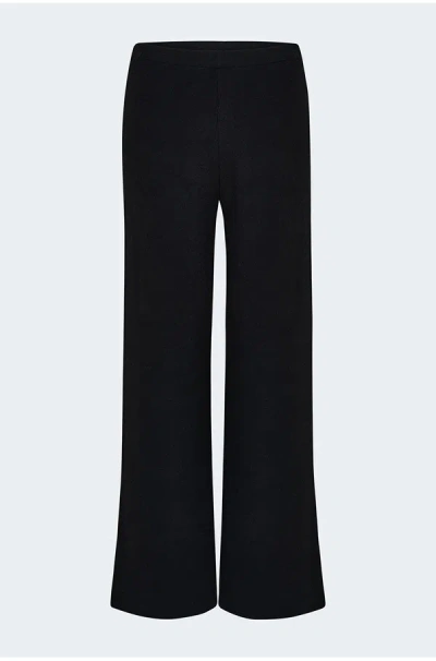 Vince Cozy Wide Leg Pant In Black