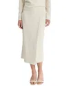 Vince Cozy Wrap Skirt In Neutral