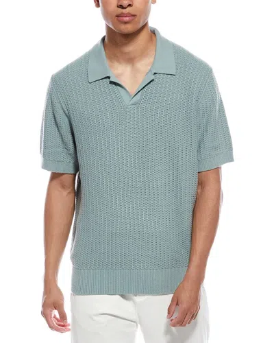 Vince Crafted Cashmere-blend Shirt In Green