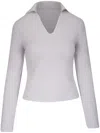 Vince Bluse In Knitteroptik In Nude