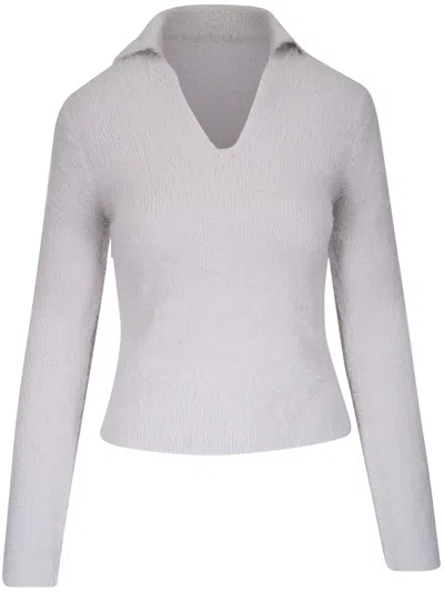 Vince Bluse In Knitteroptik In Nude