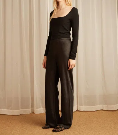 Vince Crepe Bias Pant In Black