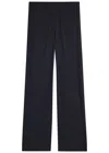 Vince Crepe Trousers In Blue
