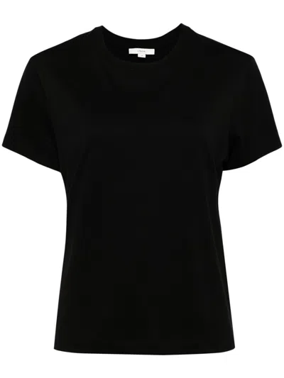 Vince Crew-neck Cotton T-shirt In Black